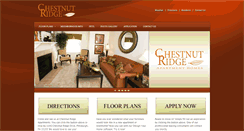 Desktop Screenshot of chestnutridgeapts.com